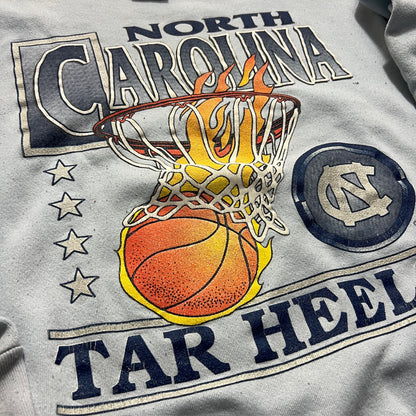 Large 1990s UNC Chapel Hill Flame Sweatshirt