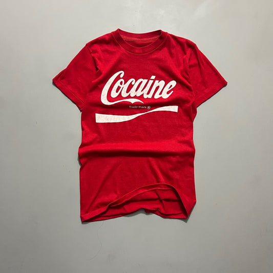 Medium 1980s Cocaine Coca-Cola Parody T-shirt