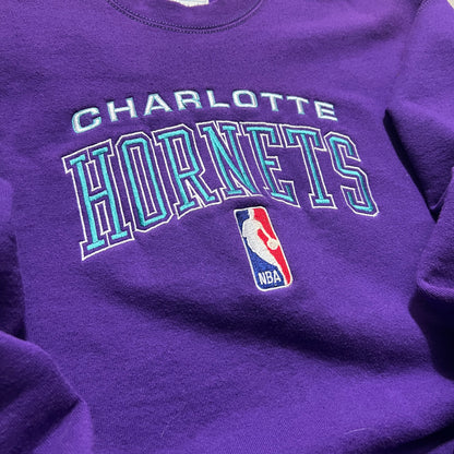 XL 1990s Charlotte Hornets Pro Player Sweatshirt