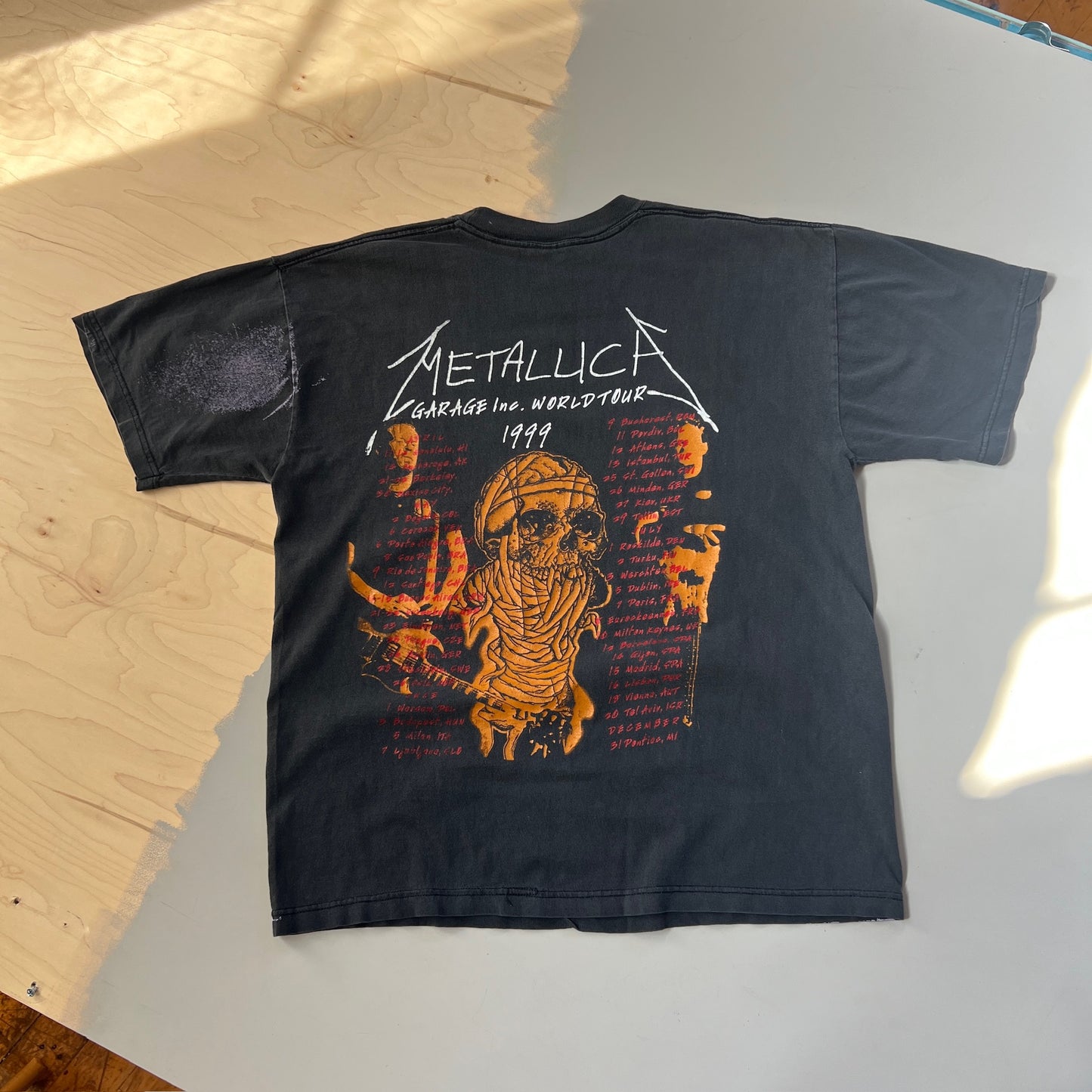 XL 1999 Metallica Garage Inc Mexican Boot T-shirt