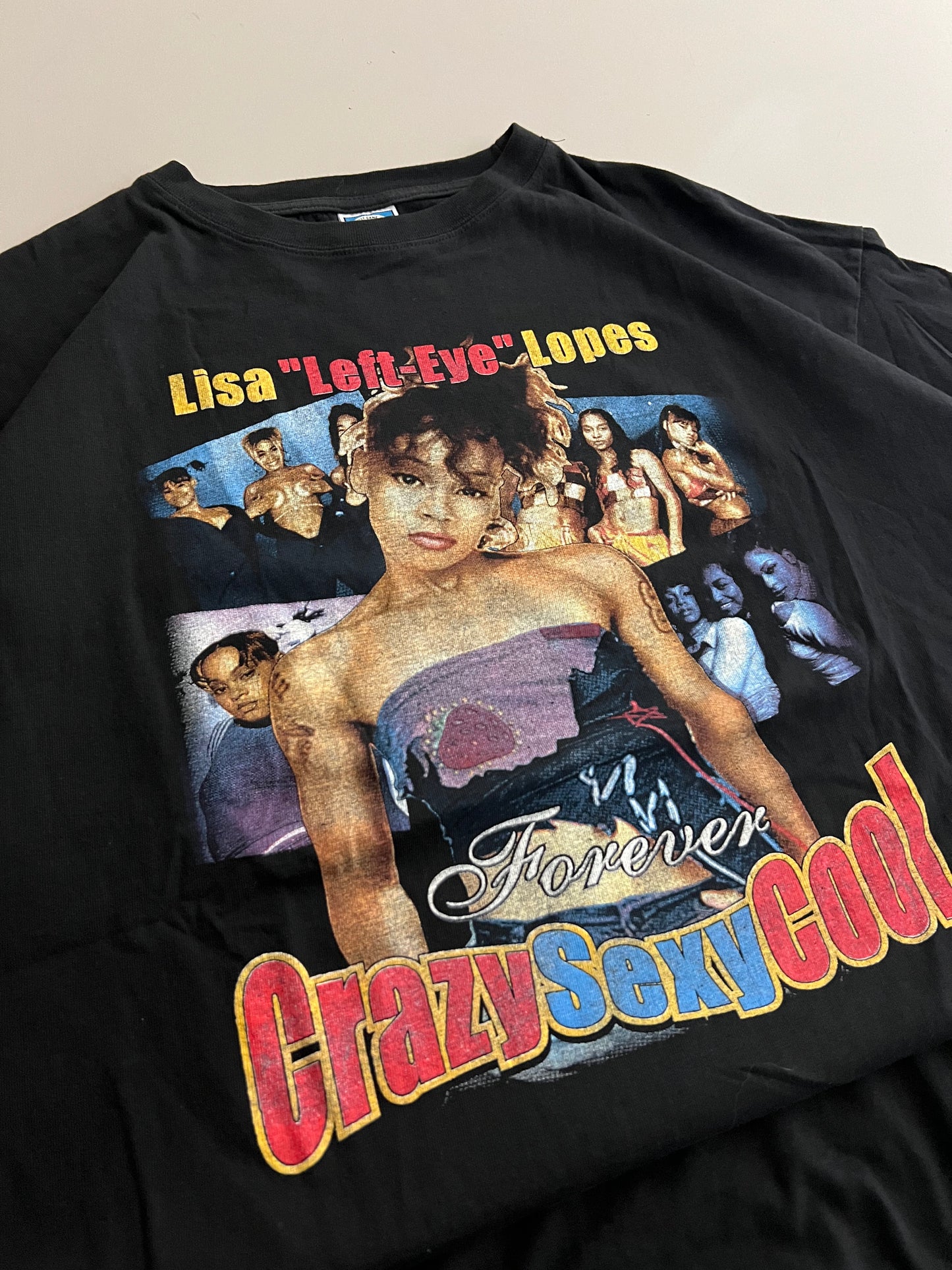 XL 2002 Lisa "Left-Eye" Lopes TLC Crazy Sexy Cool Rap T-shirt