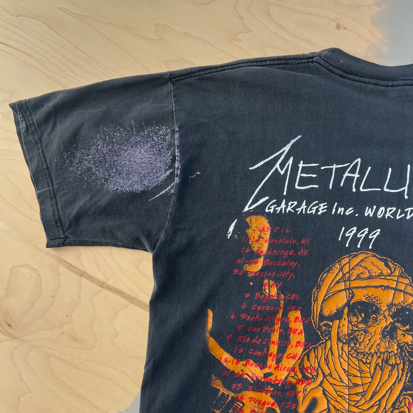 XL 1999 Metallica Garage Inc Mexican Boot T-shirt