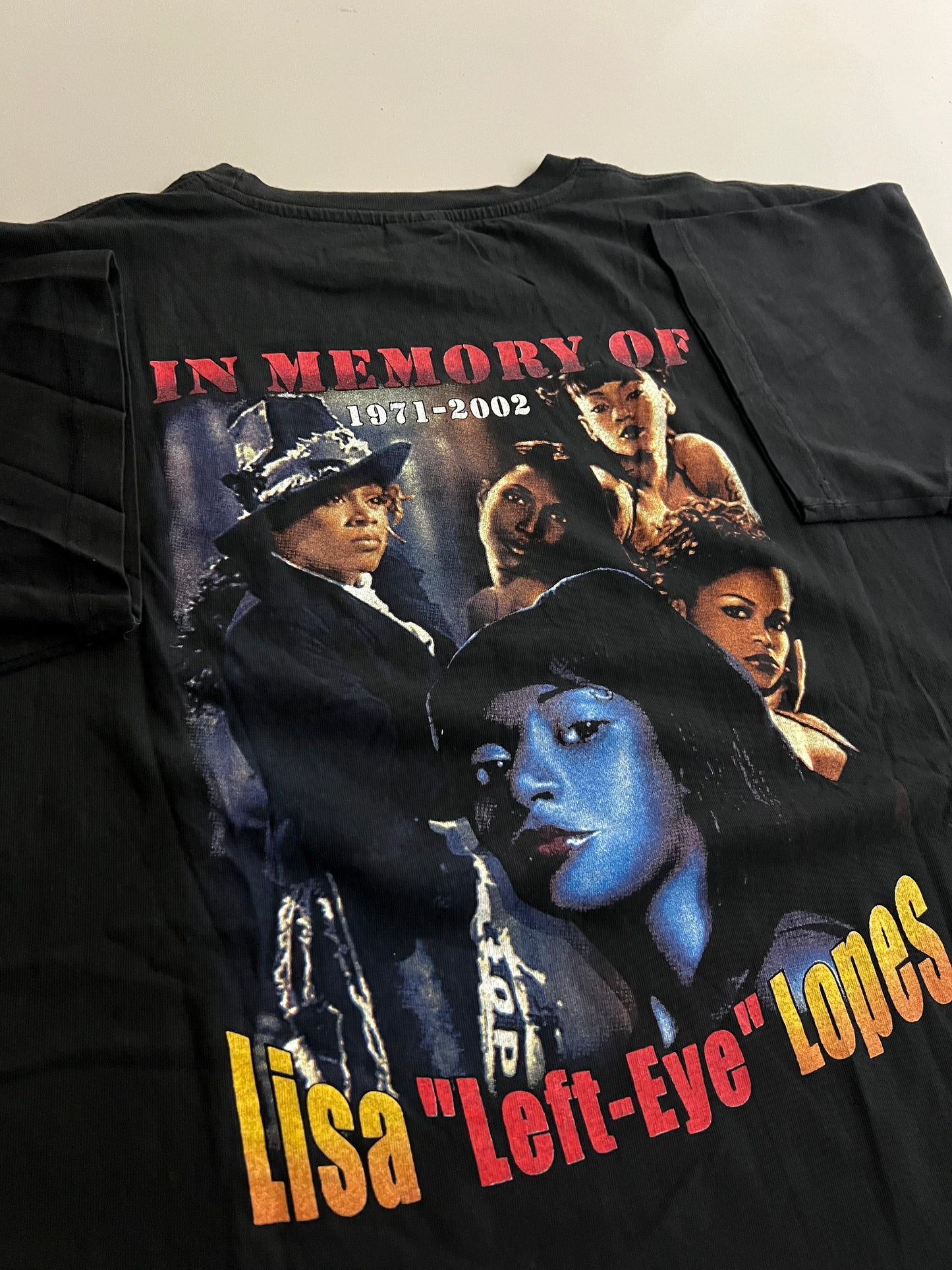 XL 2002 Lisa "Left-Eye" Lopes TLC Crazy Sexy Cool Rap T-shirt