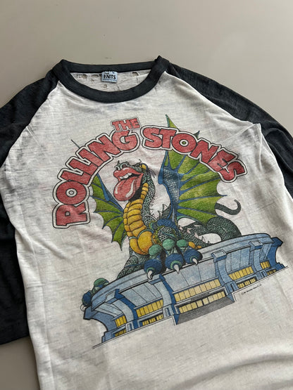 Small 1981 Rolling Stones LA Coliseum Raglan