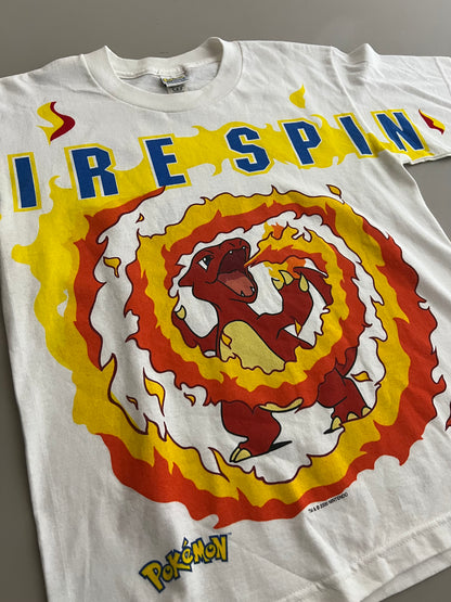 Large 2000 Pokemon Charmeleon Firespin T-shirt