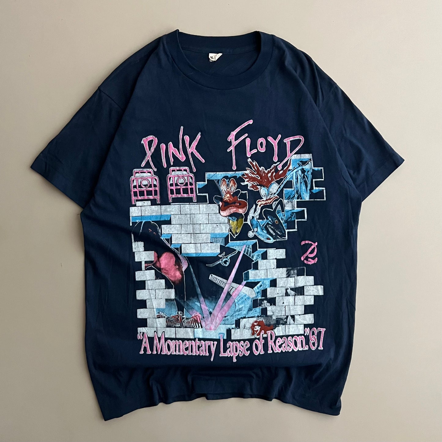 XL 1987 Pink Floyd A Momentary Lapse of Reason T-shirt