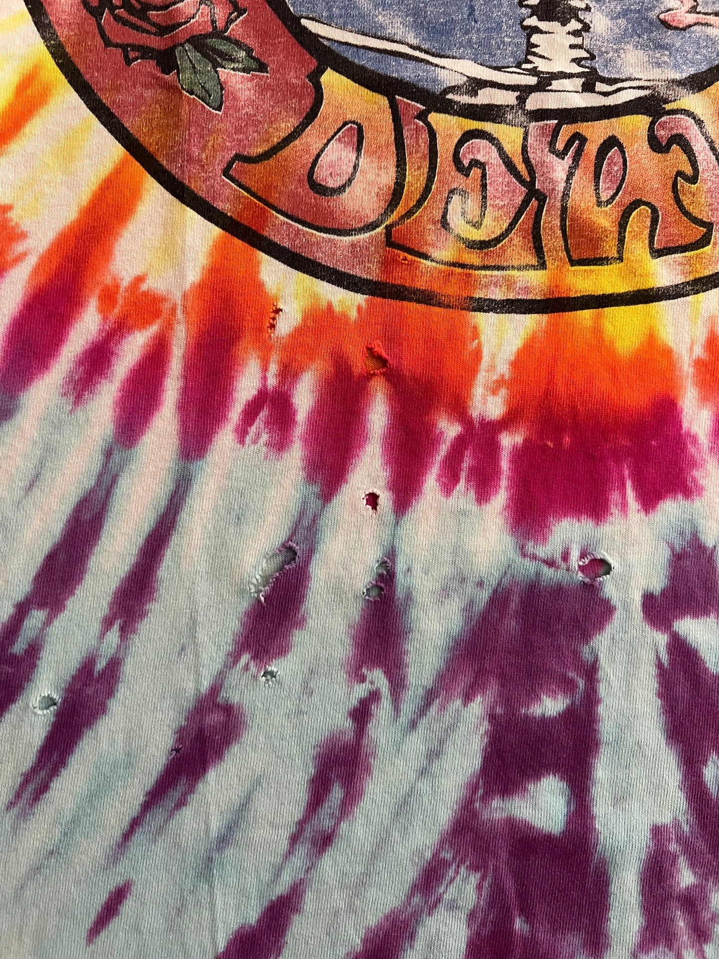 XL 90s Grateful Dead The Wheel is Turning Tour T-shirt