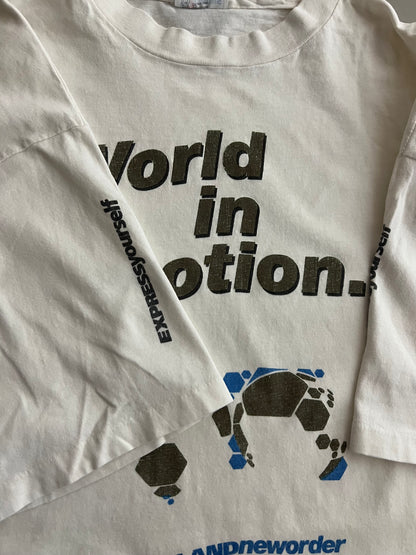 XL 90s New Order "World in Motion..." T-shirt