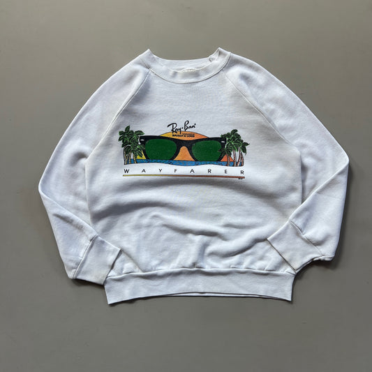 Medium 1980s Ray-Ban Wayfarer Sweatshirt