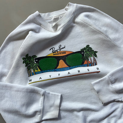Medium 1980s Ray-Ban Wayfarer Sweatshirt