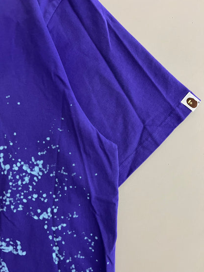 XL A Bathing Ape Spray-Paint Slogan T-shirt