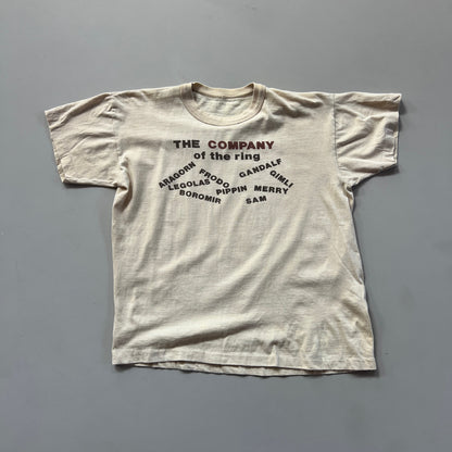 Large 1970s Lord of the Ring Fan Made T-shirt