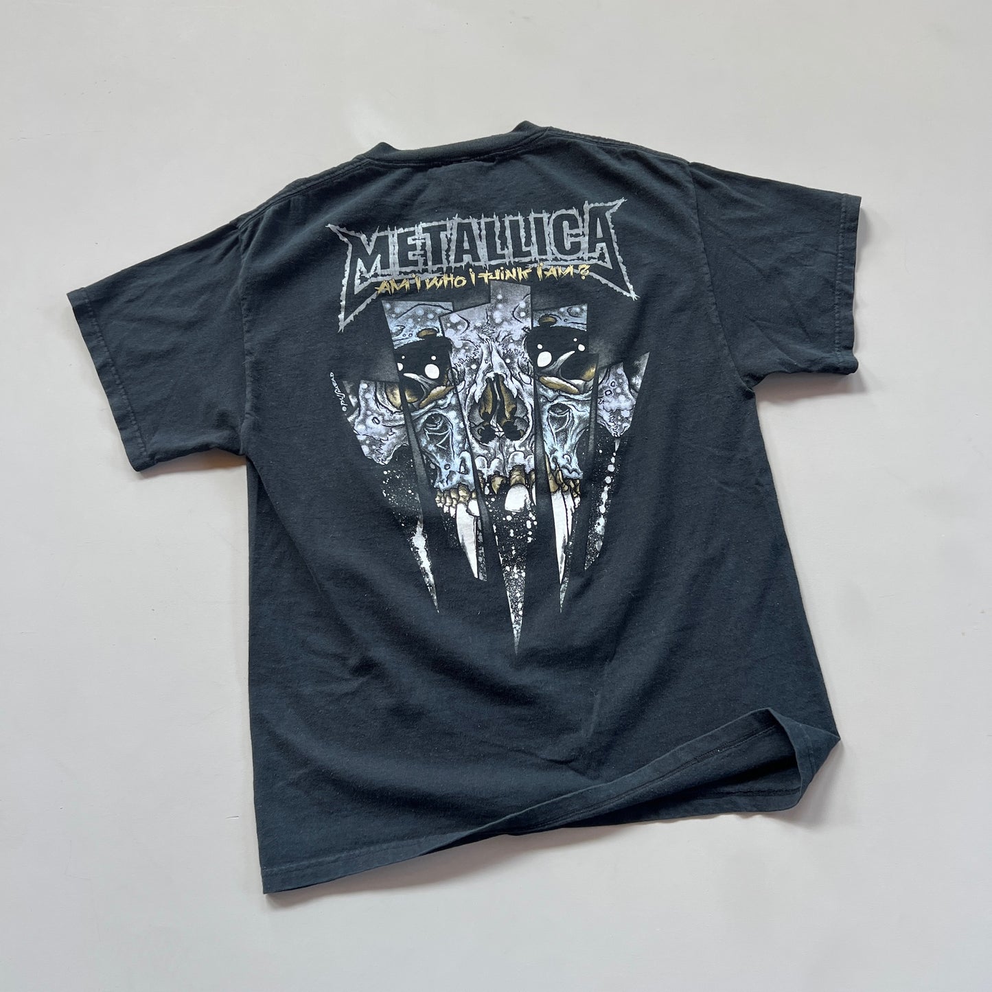 Medium 2000s Metallica Am I Who I Think I Am T-shirt
