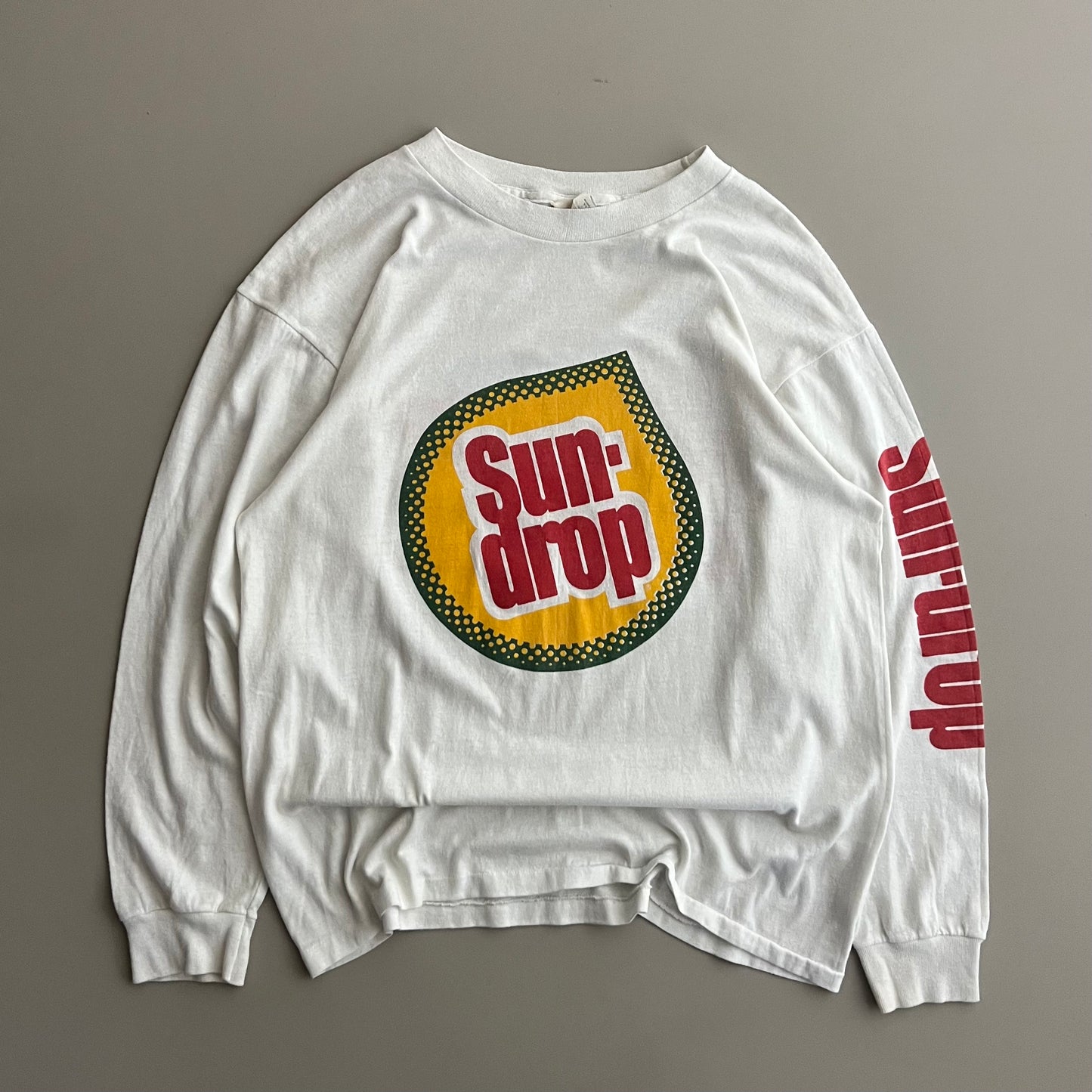 Large 80s Sun-Drop Long Sleeve T-shirt