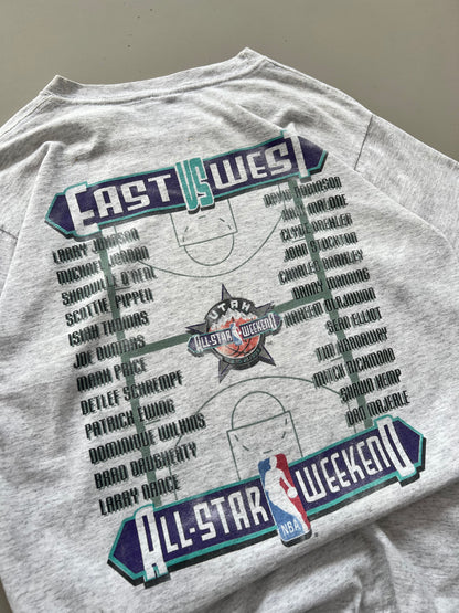 Large 1993 Utah NBA All Star Game Caricature T-shirt