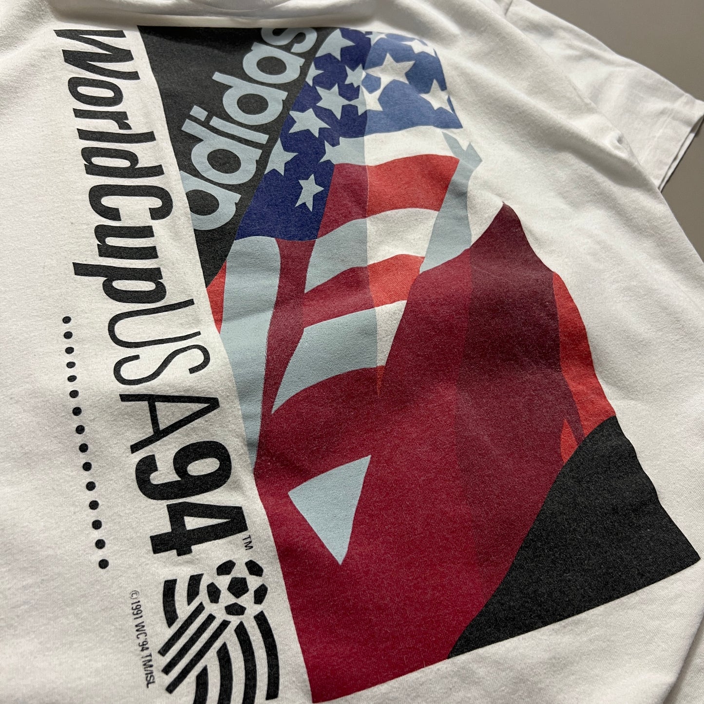 Small 1994 Adidas World Cup USA T-shirt
