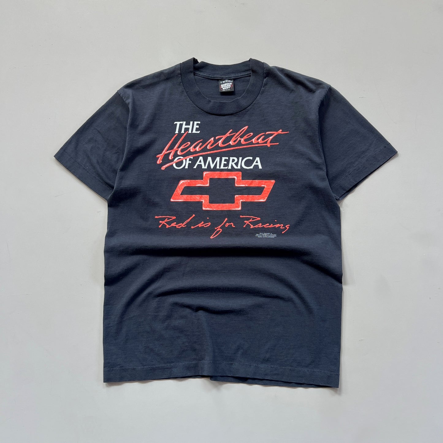 Large 1980s Chevy Heartbeat of America T-shirt