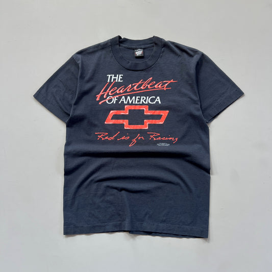 Large 1980s Chevy Heartbeat of America T-shirt