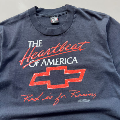Large 1980s Chevy Heartbeat of America T-shirt