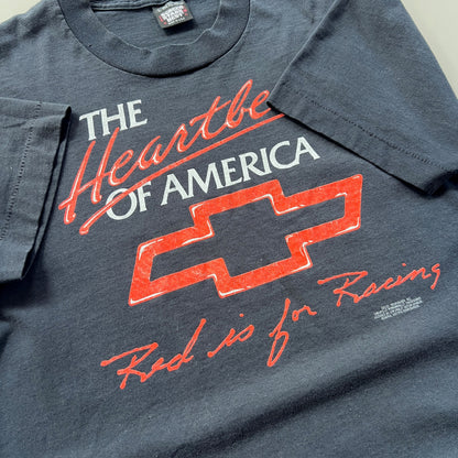 Large 1980s Chevy Heartbeat of America T-shirt