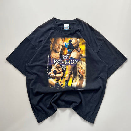 Large 1999 WWF Rebellion Match T-shirt