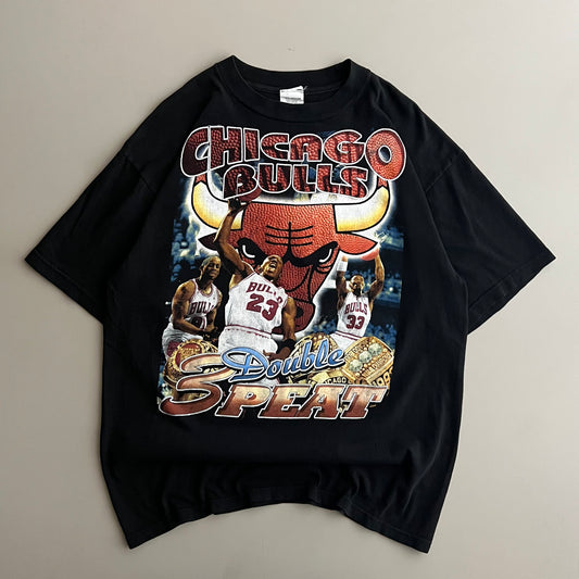 Large 90s Chicago Bulls Back to Back Rap T-shirt