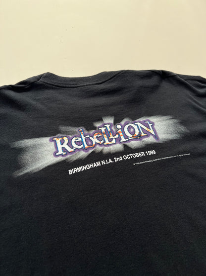 Large 1999 WWF Rebellion Match T-shirt