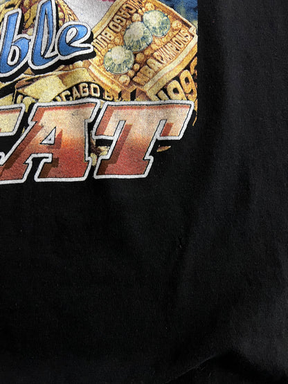 Large 90s Chicago Bulls Back to Back Rap T-shirt