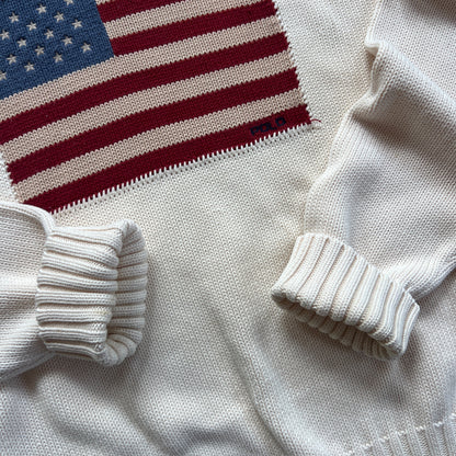 XL Polo Ralph Lauren American Flag Knit Sweater