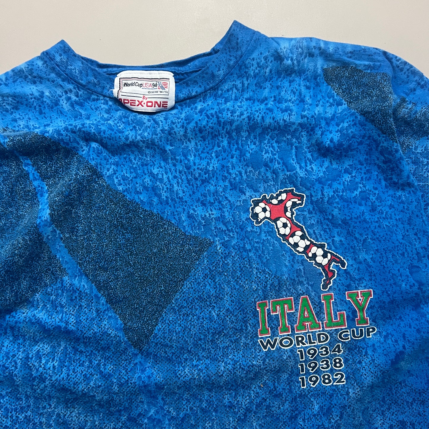 Large 1994 Italy World Cup Usa AOP T-shirt