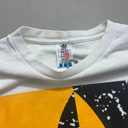 Large 1990s Adidas Tre Foil T-shirt