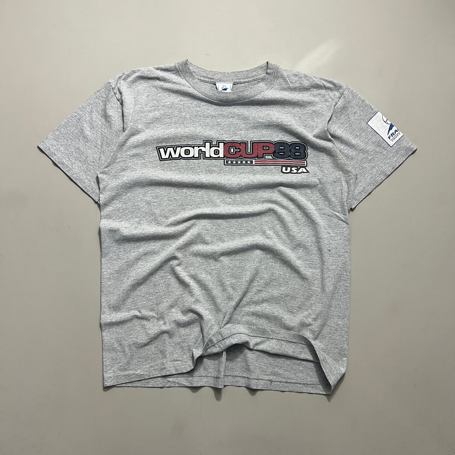 XL 1998 World Cup France Grey T-shirt