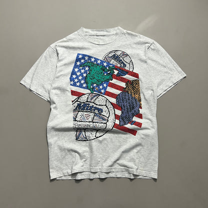Large 1994 Mitre World Cup usa T-shirt