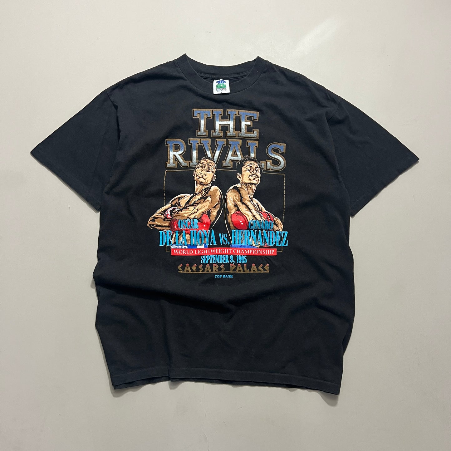 Large 1995 Oscar De La Hoya The Riavls T-shirt