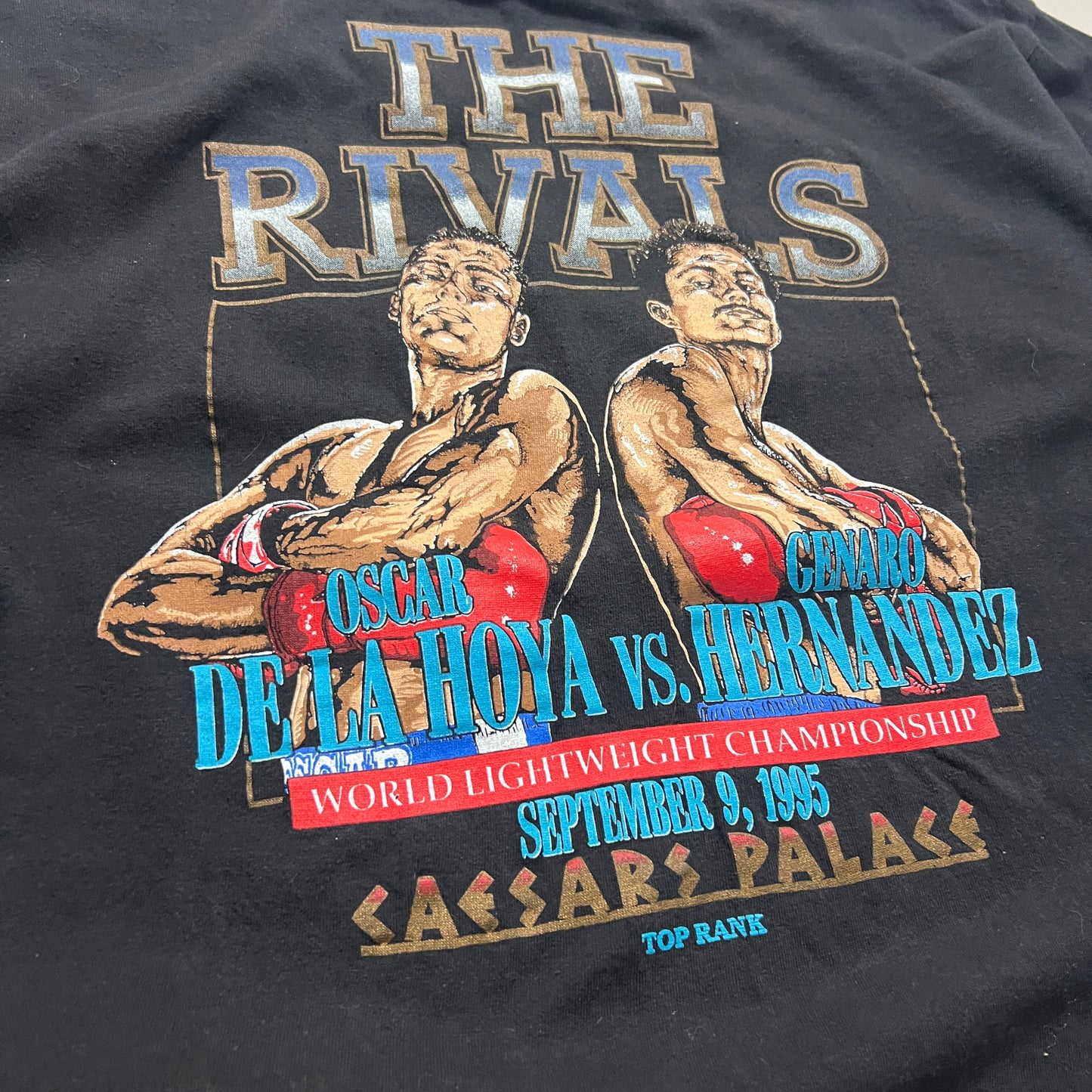Large 1995 Oscar De La Hoya The Riavls T-shirt