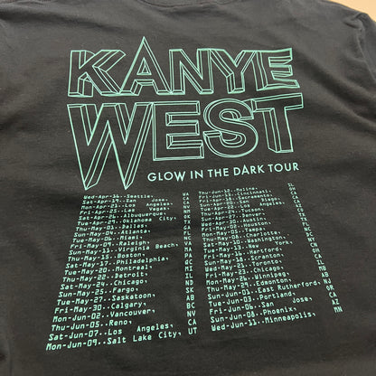 Large 2008 Kanye West Glow in the Dark Tour T-shirt
