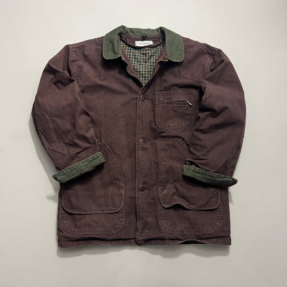 XL 1990s L.L. Bean Plum Barn Coat