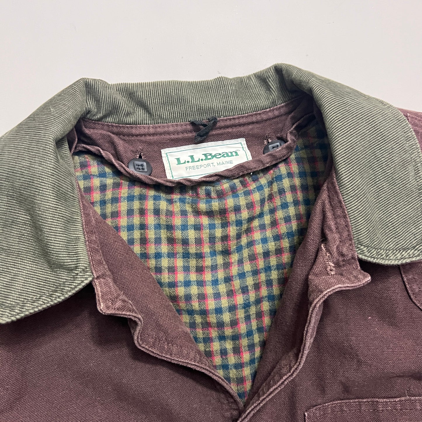 XL 1990s L.L. Bean Plum Barn Coat