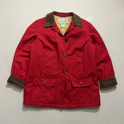 Medium 2000s Cherry Red L.L. Bean Barn Coat