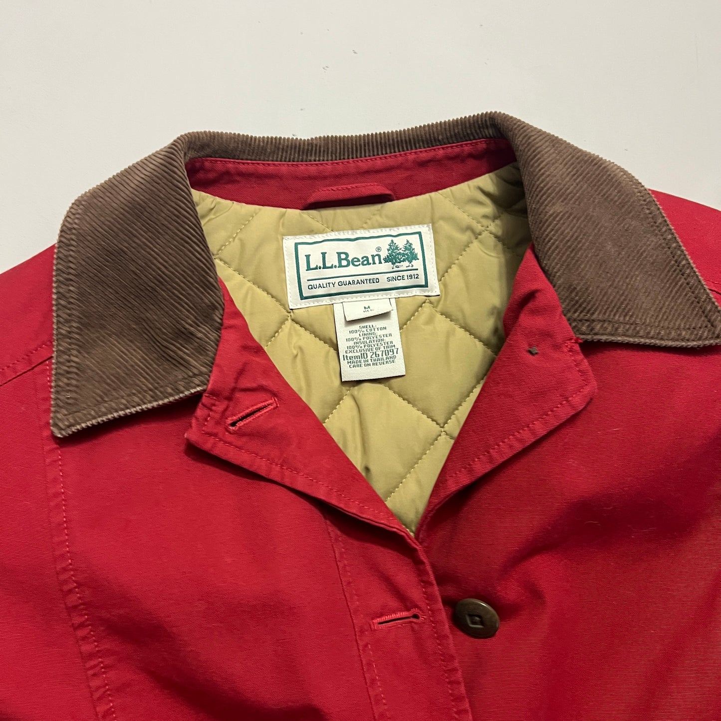 Medium 2000s Cherry Red L.L. Bean Barn Coat