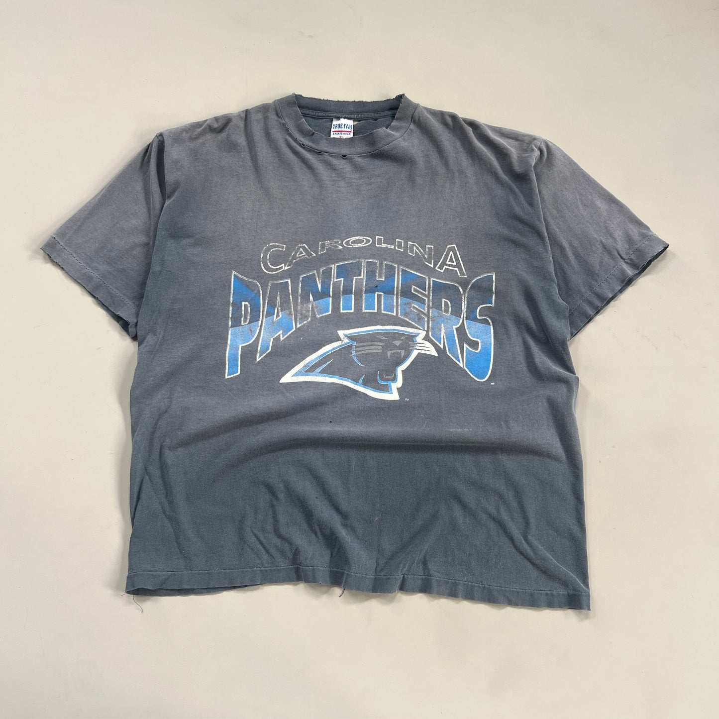XL 1990s Distressed Carolina Panthers T-shirt
