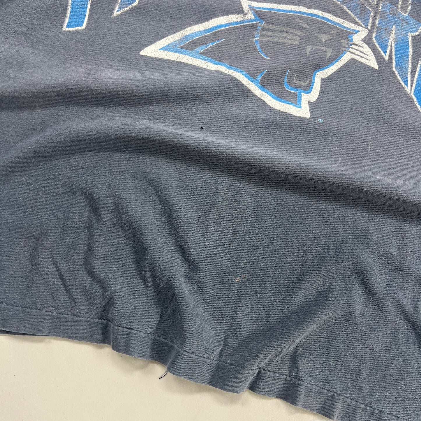 XL 1990s Distressed Carolina Panthers T-shirt