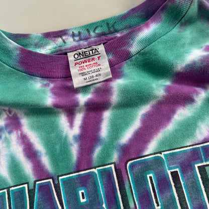 Medium 1990s Charlotte Hornets Tie Dye T-shirt