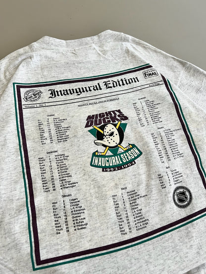 Large 1993 Anaheim Ducks Inagural Edition T-shirt