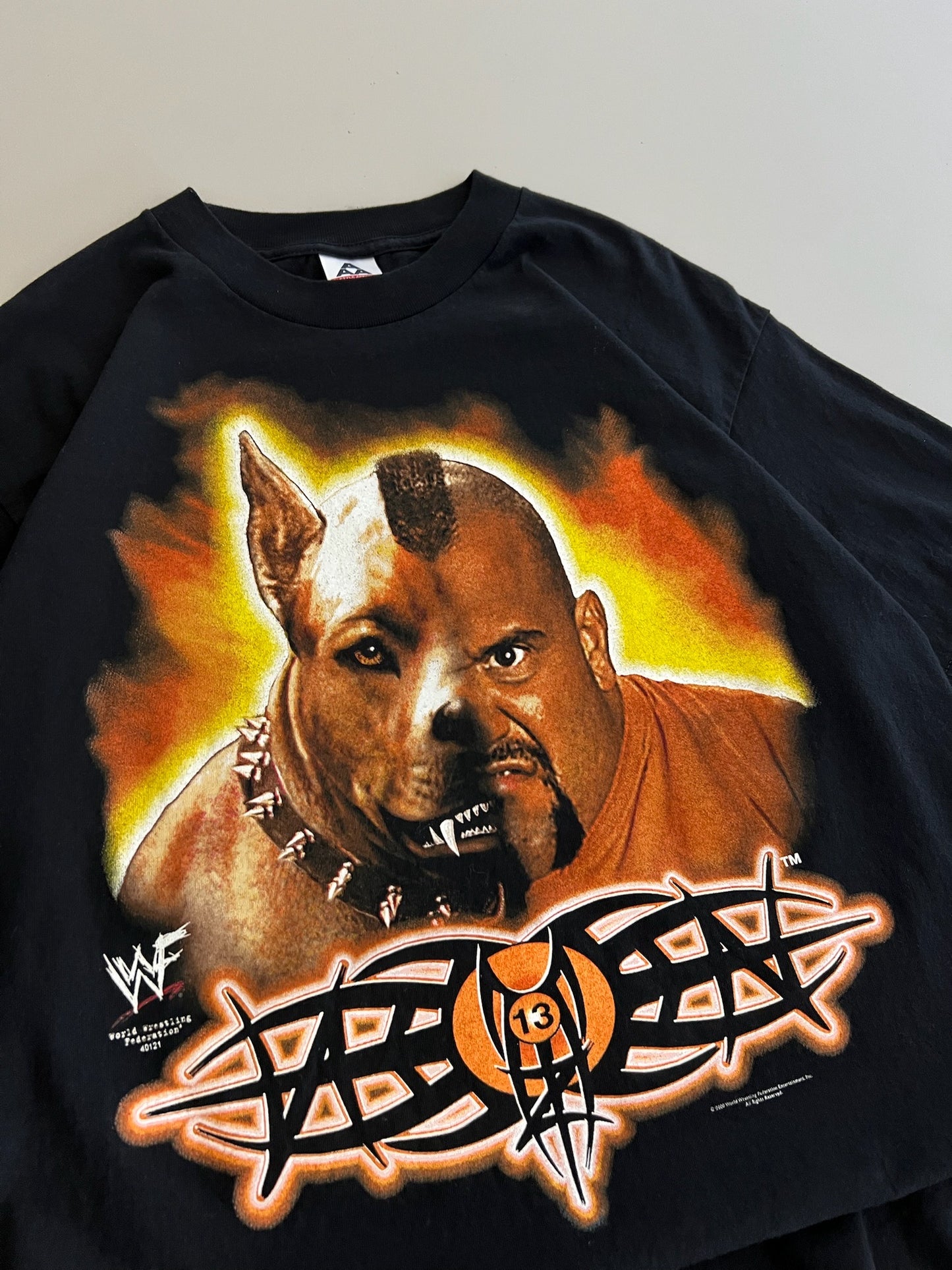 Large 2000 WWF Protected by Tazz T-shirt