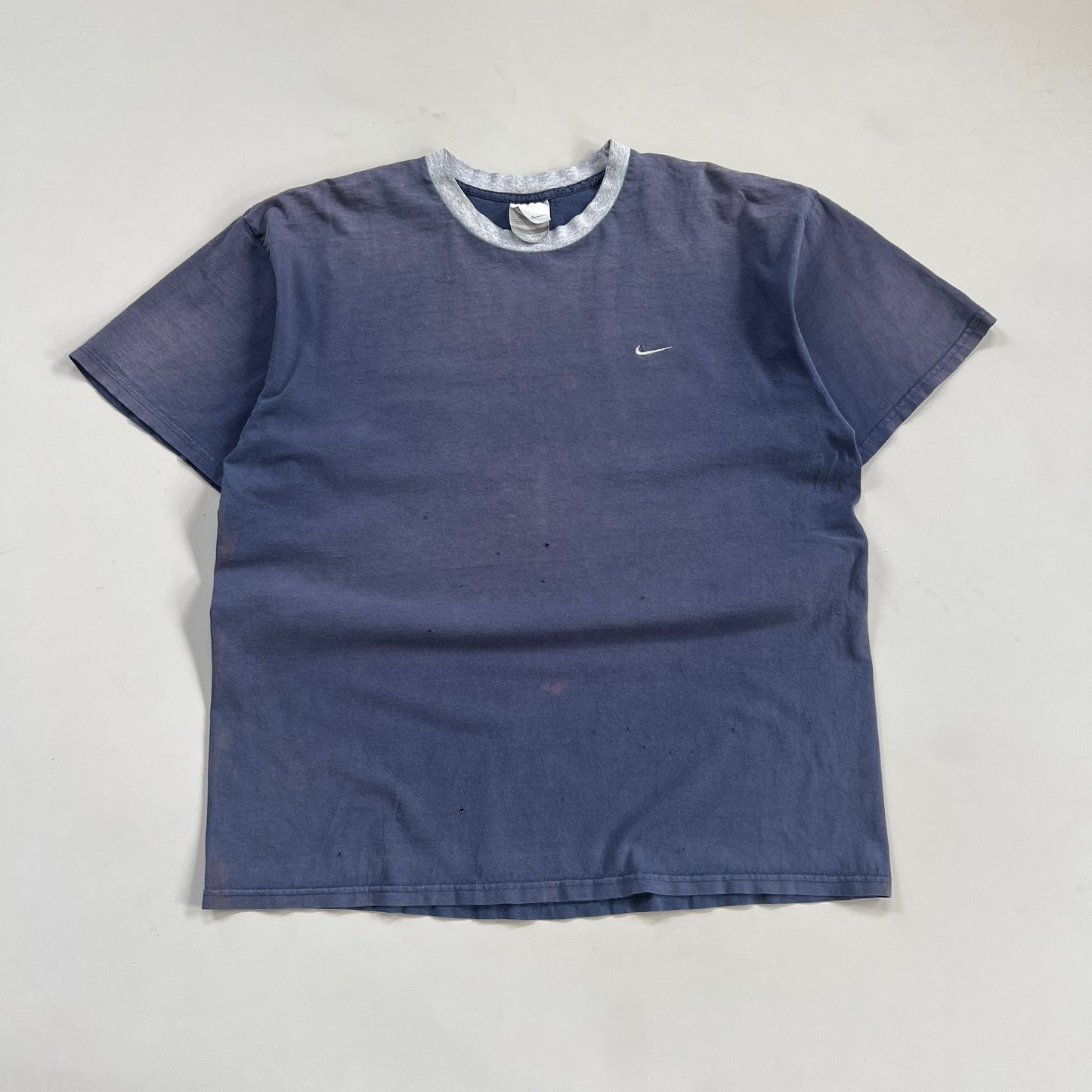 XL 2000s Navy Nike Check T-shirt