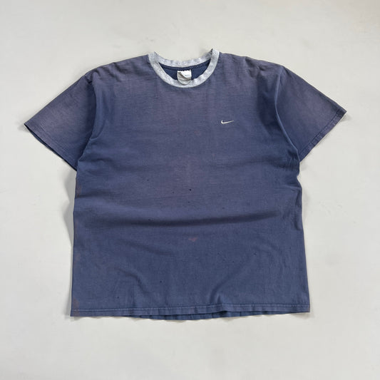 XL 2000s Navy Nike Check T-shirt