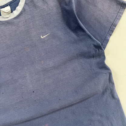 XL 2000s Navy Nike Check T-shirt