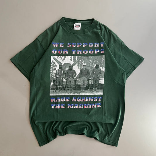 XL 90s Rage Against the Machine Support our Troops T-shirt