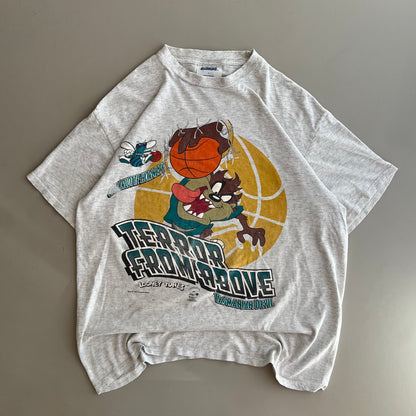 Large 1996 Charlotte Hornets Taz T-shirt